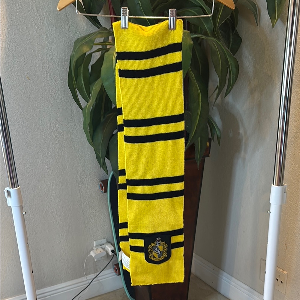 Hufflepuff Yellow and Black Striped Scarf